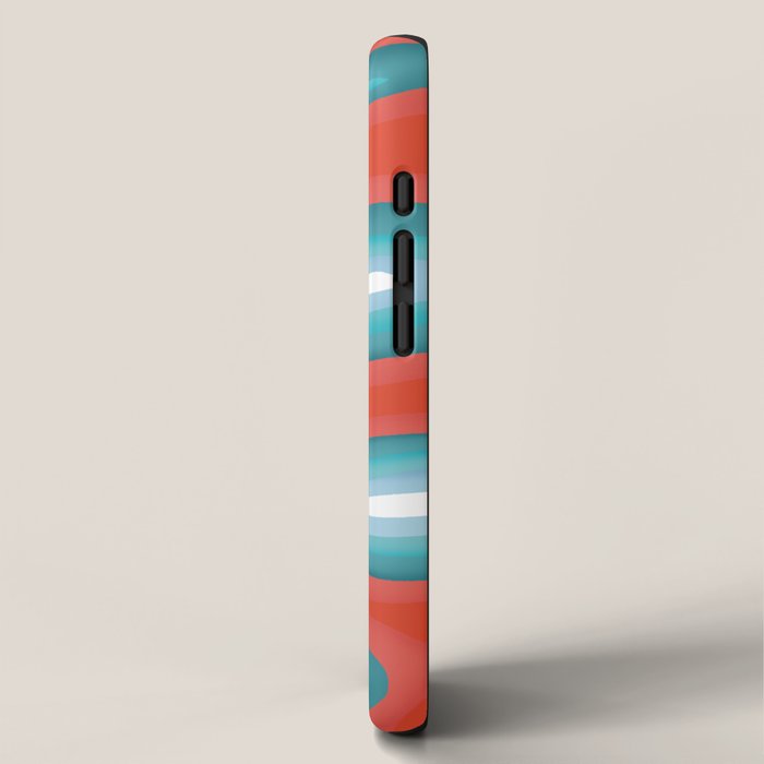 Radiating curves iPhone Case Gallery Image 2