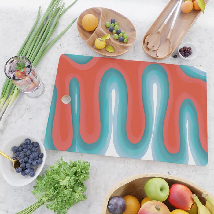 Radiating curves Cutting Board Gallery Image 2