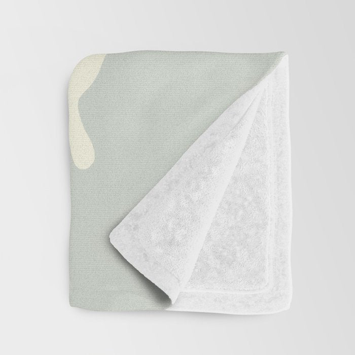 Sea Turtle in Bathtub #green Throw Blanket Gallery Image 3