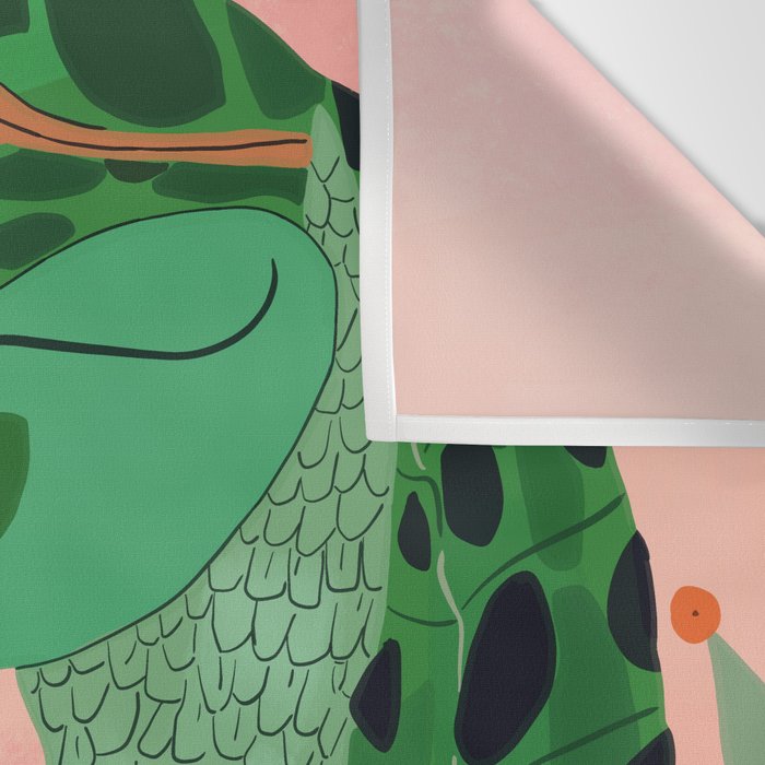 Jungle Crocodile Wall Tapestry Gallery Image 3