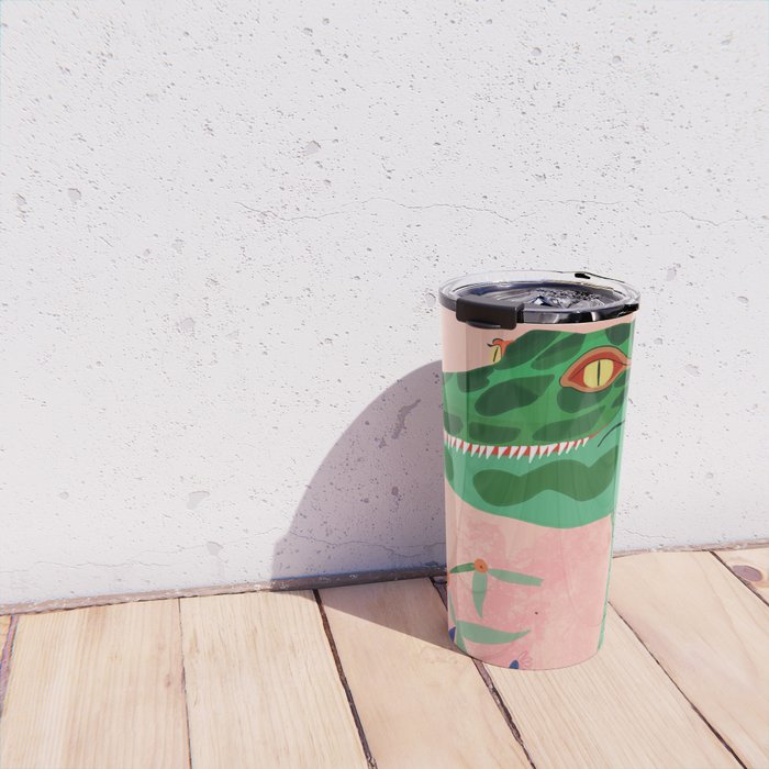 Jungle Crocodile Travel Mug Gallery Image 4