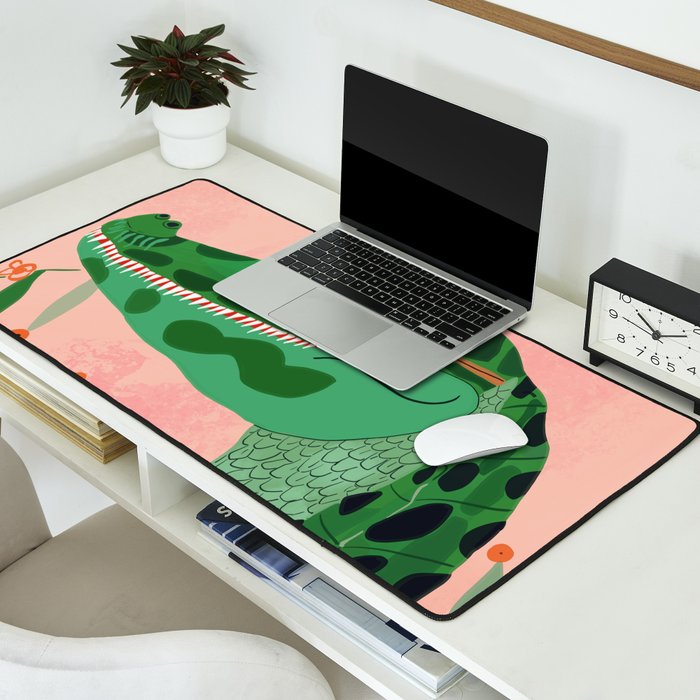 Jungle Crocodile Desk Mat Gallery Image 2
