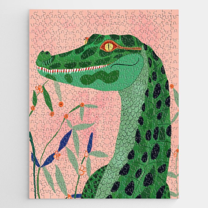 Jungle Crocodile Jigsaw Puzzle Gallery Image 1