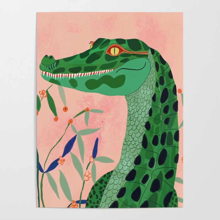 Jungle Crocodile Poster Gallery Image 4