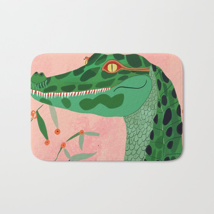 Jungle Crocodile Bath Mat Gallery Image 1