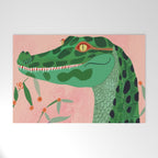 Jungle Crocodile Welcome Mat Gallery Image 1