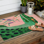 Jungle Crocodile Outdoor Rug Gallery Image 2