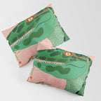 Jungle Crocodile Pillow Sham Gallery Image 3