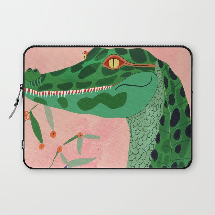 Jungle Crocodile Laptop Sleeve Gallery Image 1
