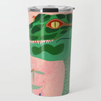 Jungle Crocodile Travel Mug Gallery Image 1