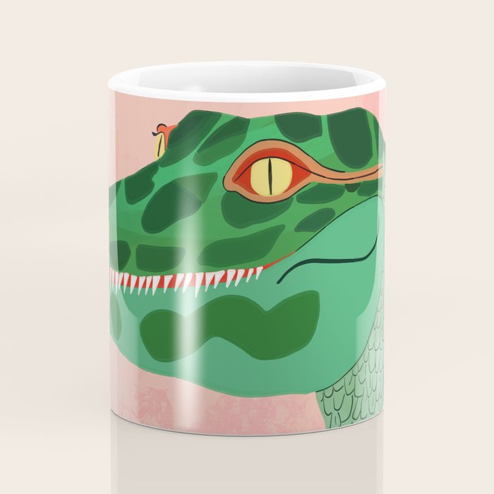 Jungle Crocodile Coffee Mug Gallery Image 4