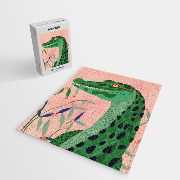 Jungle Crocodile Jigsaw Puzzle Gallery Image 2