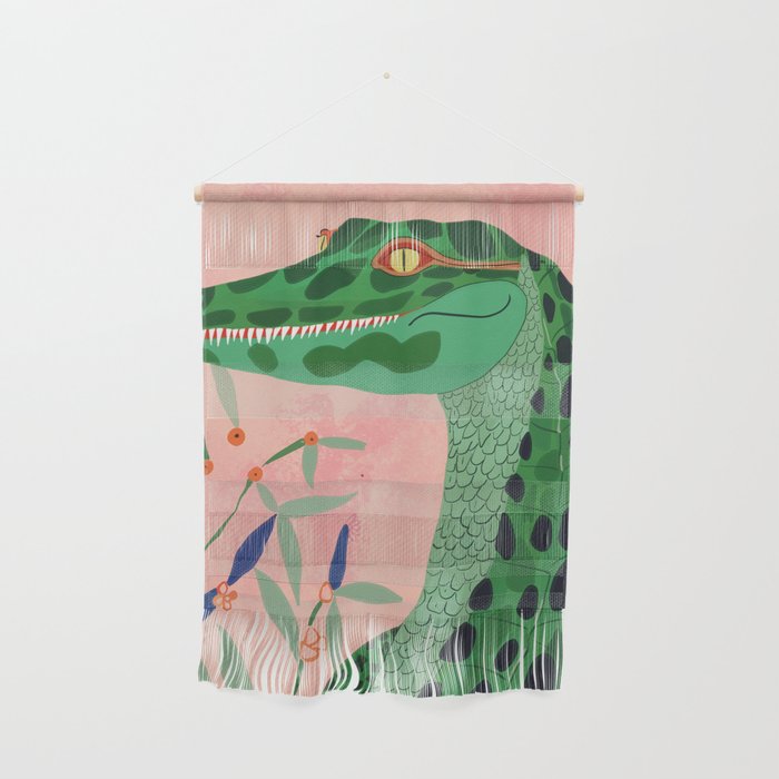 Jungle Crocodile Wall Hanging Gallery Image 1