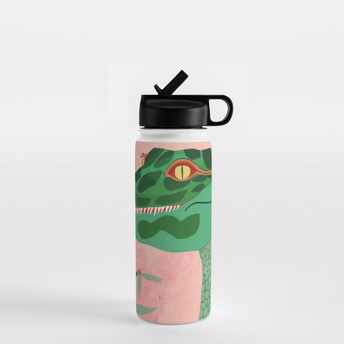 Jungle Crocodile Water Bottle Gallery Image 1