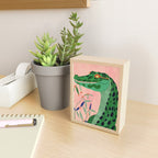 Jungle Crocodile Mini Art Print Gallery Image 2