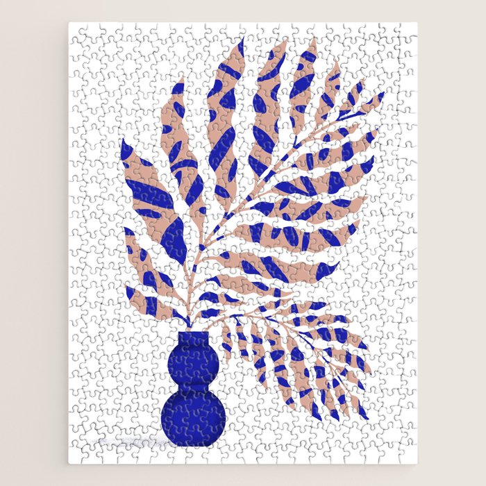 Foliage Blue Jigsaw Puzzle Gallery Image 1