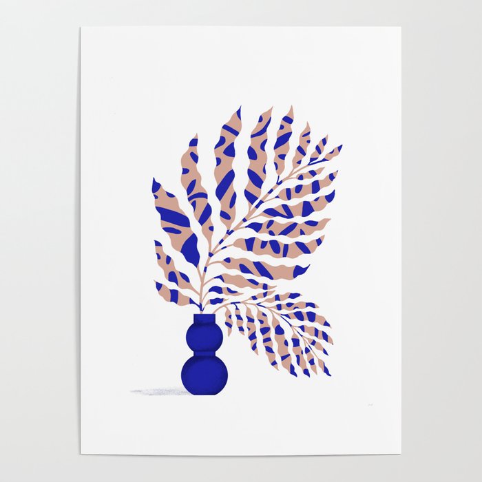 Foliage Blue Poster Gallery Image 4