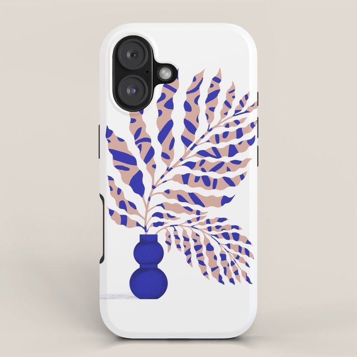Foliage Blue iPhone Case Gallery Image 1