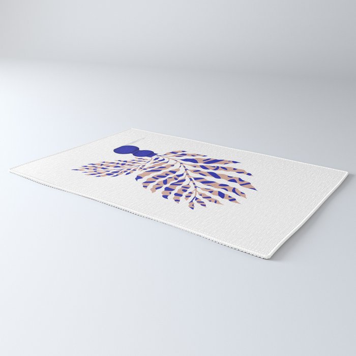 Foliage Blue Rug Gallery Image 3