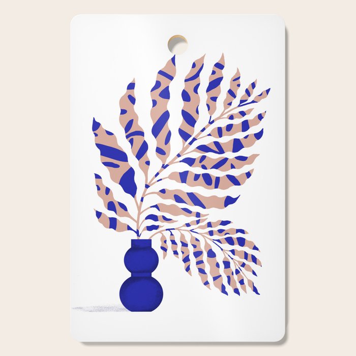 Foliage Blue Cutting Board Gallery Image 1