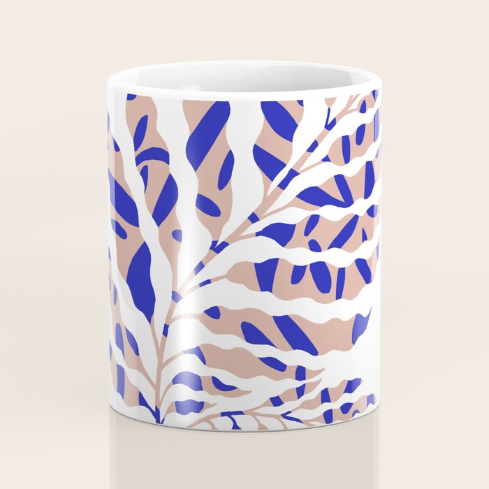 Foliage Blue Coffee Mug Gallery Image 4