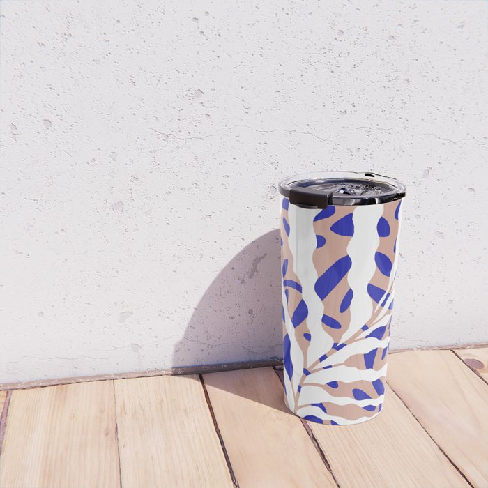 Foliage Blue Travel Mug Gallery Image 4