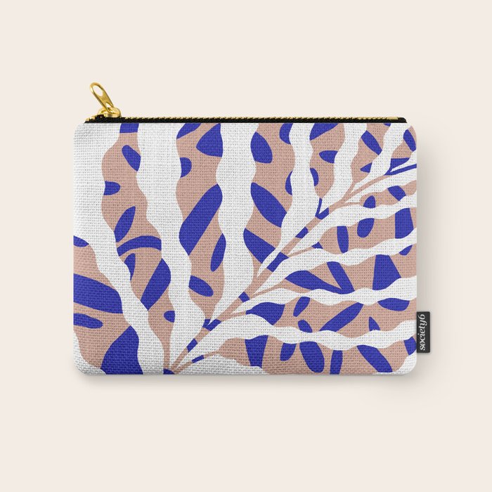 Foliage Blue Carry All Pouch Gallery Image 1