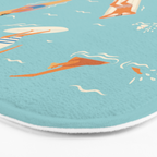 Blue Hawaii Bath Mat Gallery Image 3