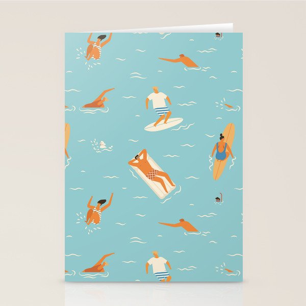Blue Hawaii Stationery Card Gallery Image 2