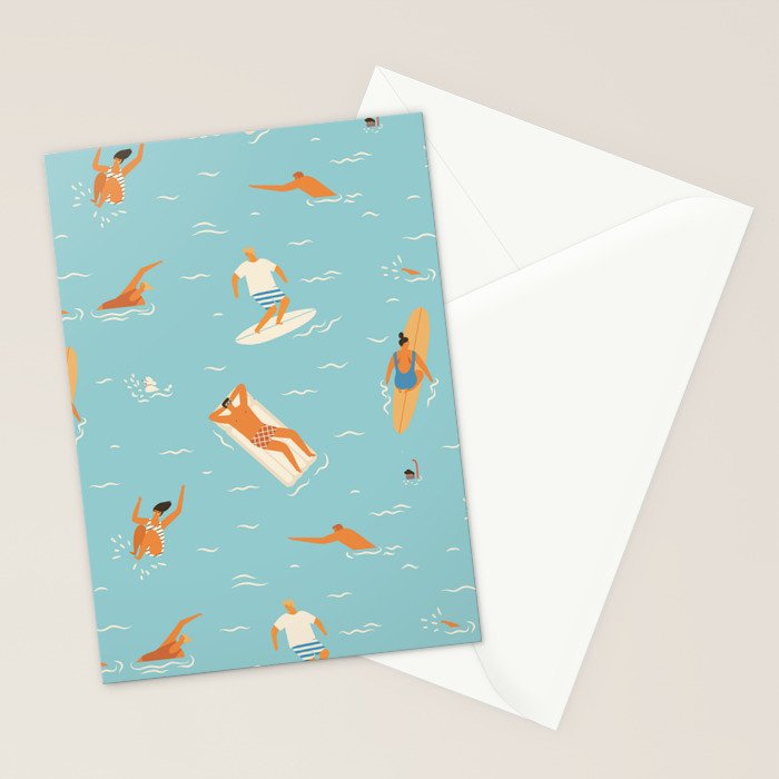 Blue Hawaii Stationery Card Gallery Image 2