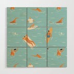 Blue Hawaii Wood Wall Art Gallery Image 1