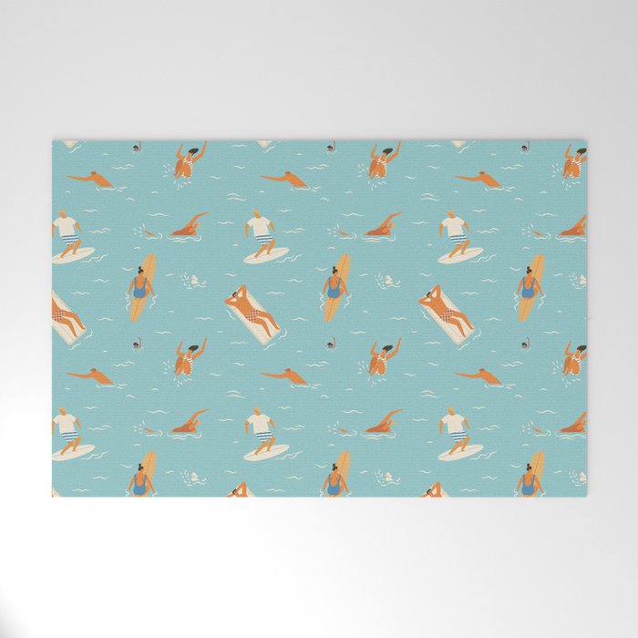 Blue Hawaii Welcome Mat Gallery Image 1