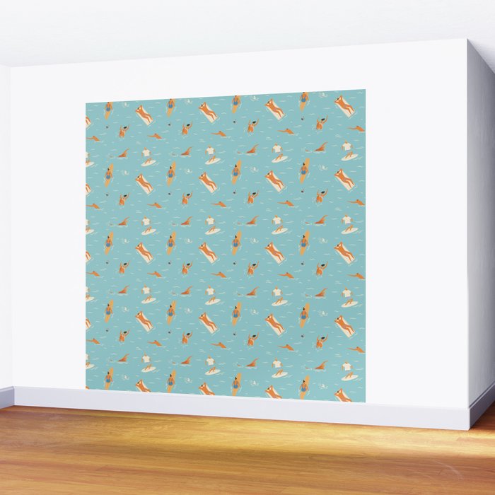 Blue Hawaii Wall Mural Gallery Image 2