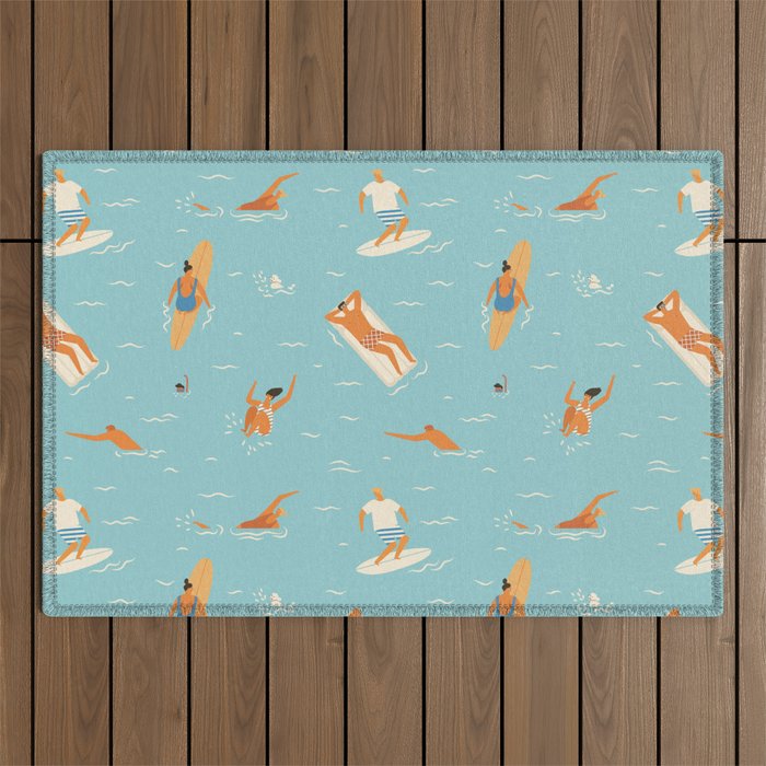 Blue Hawaii Outdoor Rug Gallery Image 1