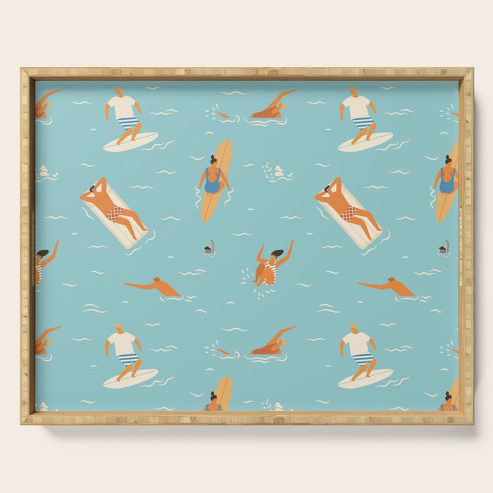 Blue Hawaii Serving Tray Gallery Image 1