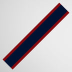 Navy Red Red Horizontal Stripes Table Runner Gallery Image 3