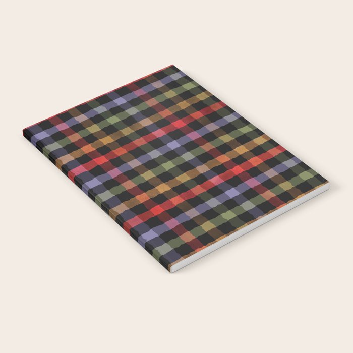 Boho Checkered Deep Palette Notebook Gallery Image 1