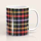 Boho Checkered Deep Palette Coffee Mug Gallery Image 1