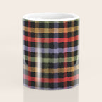 Boho Checkered Deep Palette Coffee Mug Gallery Image 4