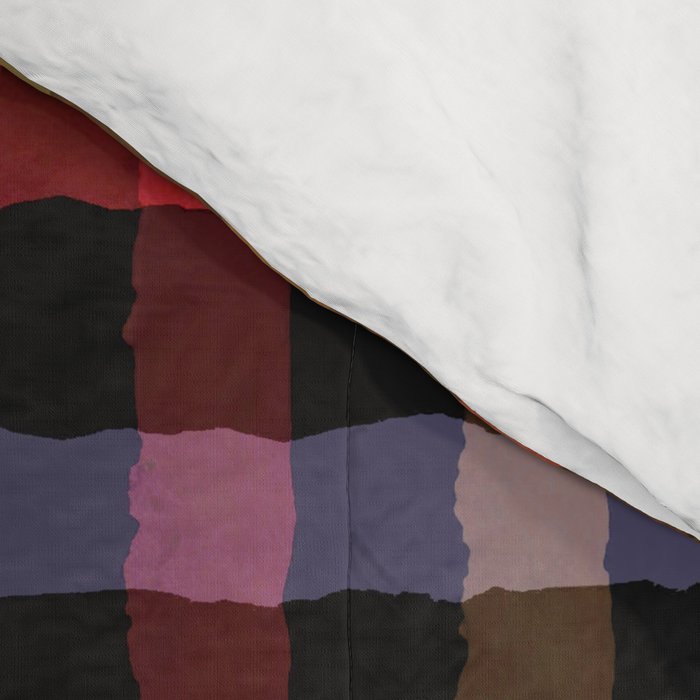 Boho Checkered Deep Palette Comforter Gallery Image 4