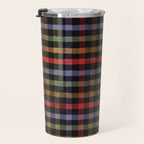 Boho Checkered Deep Palette Travel Mug Gallery Image 3