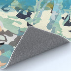 abstract forest in pastels Rug Gallery Image 4