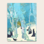 abstract forest in pastels Notebook Gallery Image 4