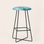 abstract forest in pastels Stool Gallery Image 1