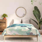 abstract forest in pastels Comforter Gallery Image 3