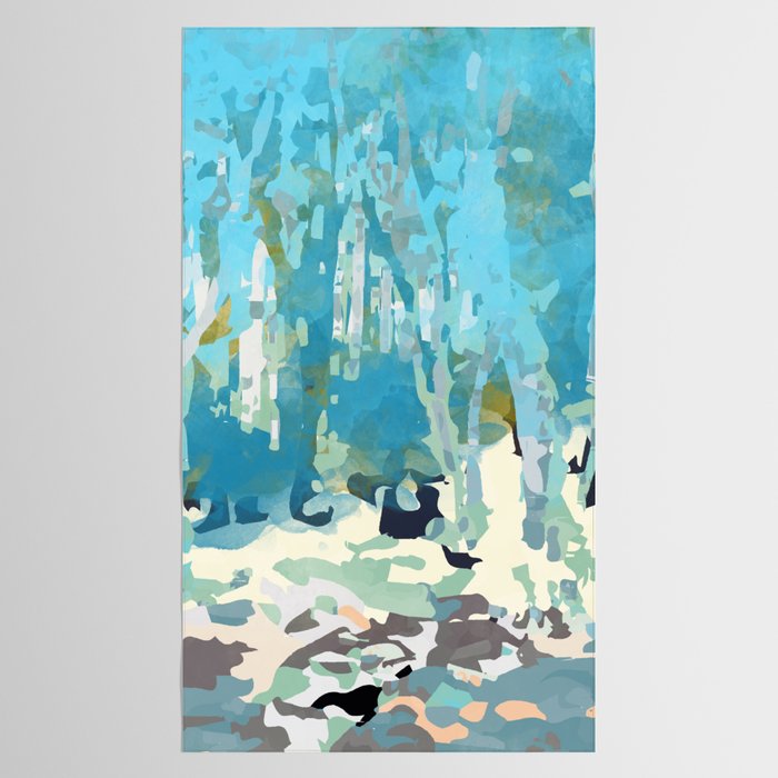 abstract forest in pastels Tablecloth Gallery Image 2