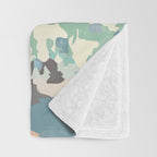 abstract forest in pastels Throw Blanket Gallery Image 3