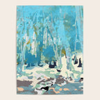 abstract forest in pastels Poster Gallery Image 4