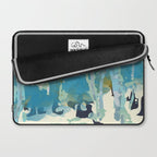 abstract forest in pastels Laptop Sleeve Gallery Image 2
