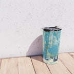 abstract forest in pastels Travel Mug Gallery Image 4